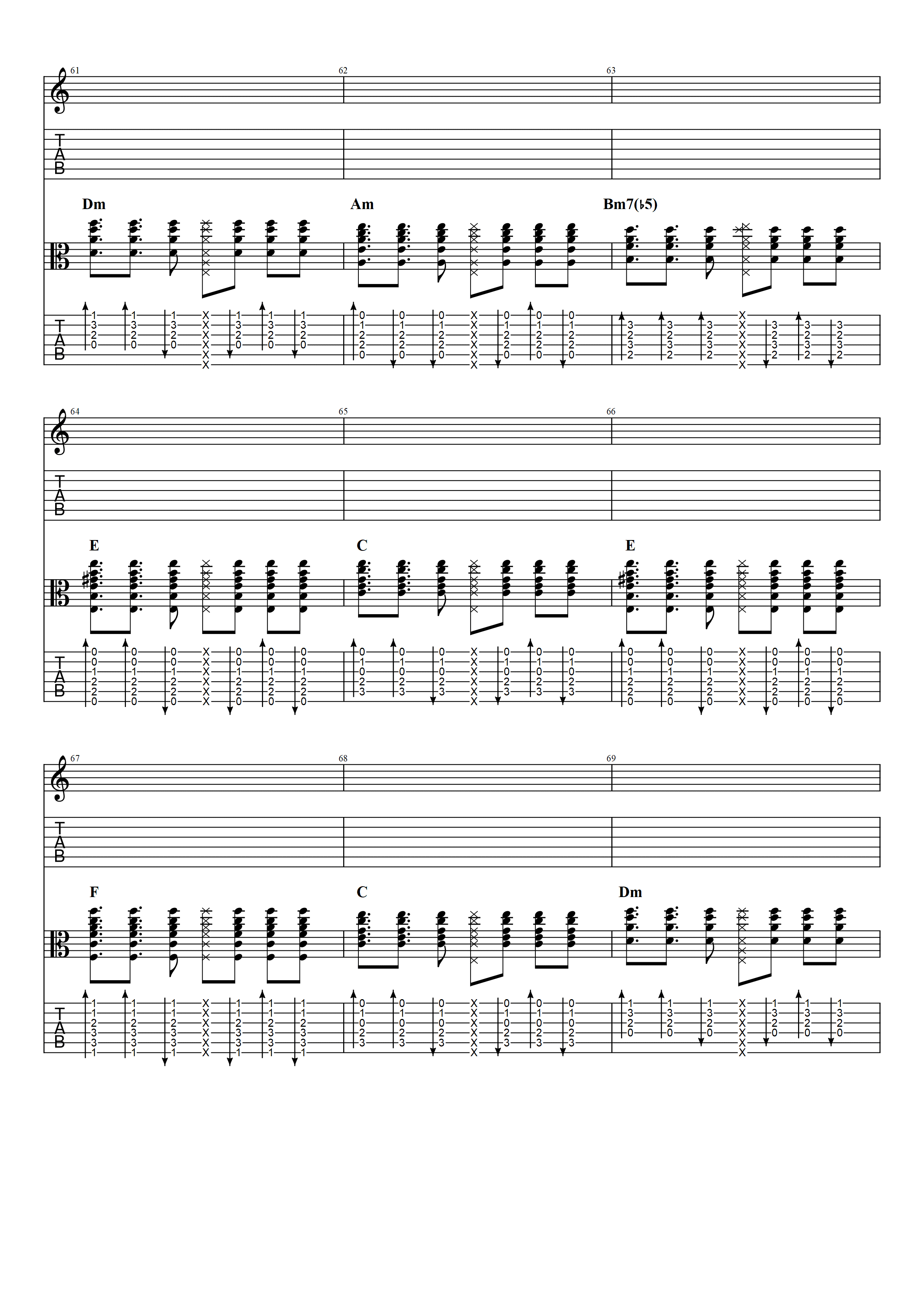 游戏动漫《天气之子 指弹 》吉他谱(D调)-Guitar Music Score-曲谱网